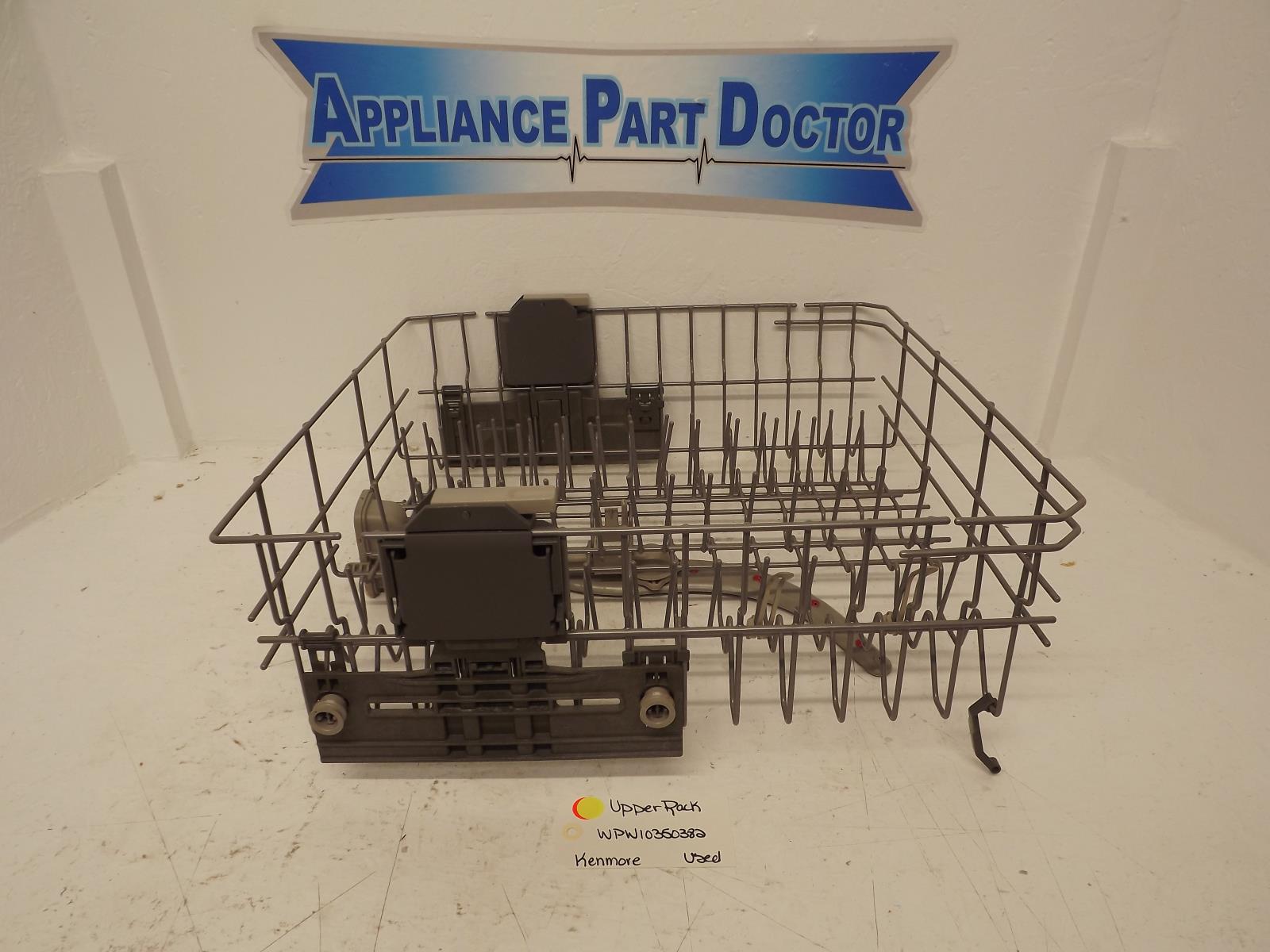 Kenmore Dishwasher WPW10350382 Upper Rack Used Kenmore Dishwasher WPW10350382 Upper Rack Used